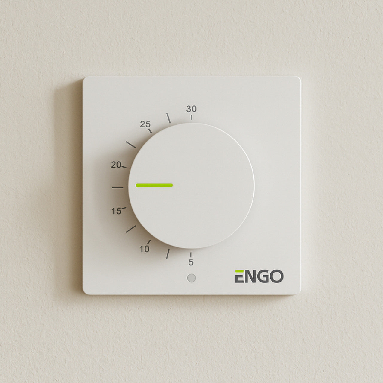 ENGO ESIMPLE Dial Thermostat - White