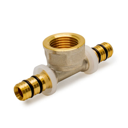 20mm x 3/4" x 20mm Press Female Tee