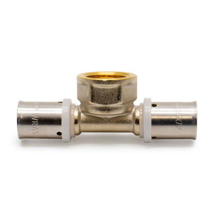 20mm x 3/4" x 20mm Press Female Tee