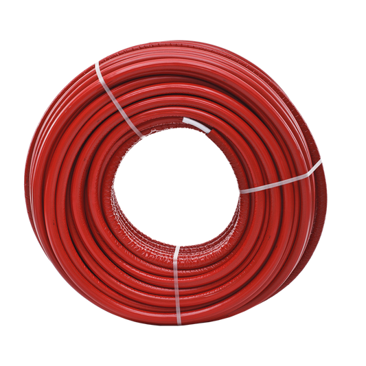 Insulated MLCP Pipe with 9mm Insulation (RED)