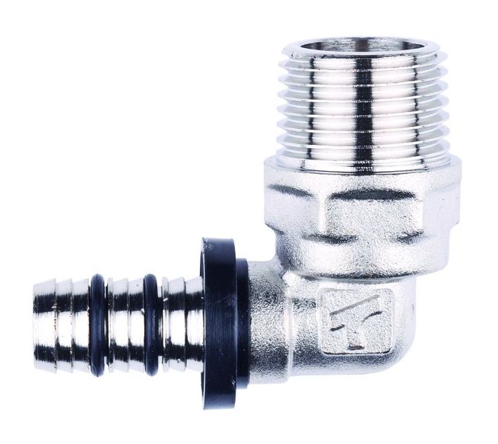 20mm x 3/4" MLCP Elbow Brass Press Fitting with 3/4" Male Adaptor