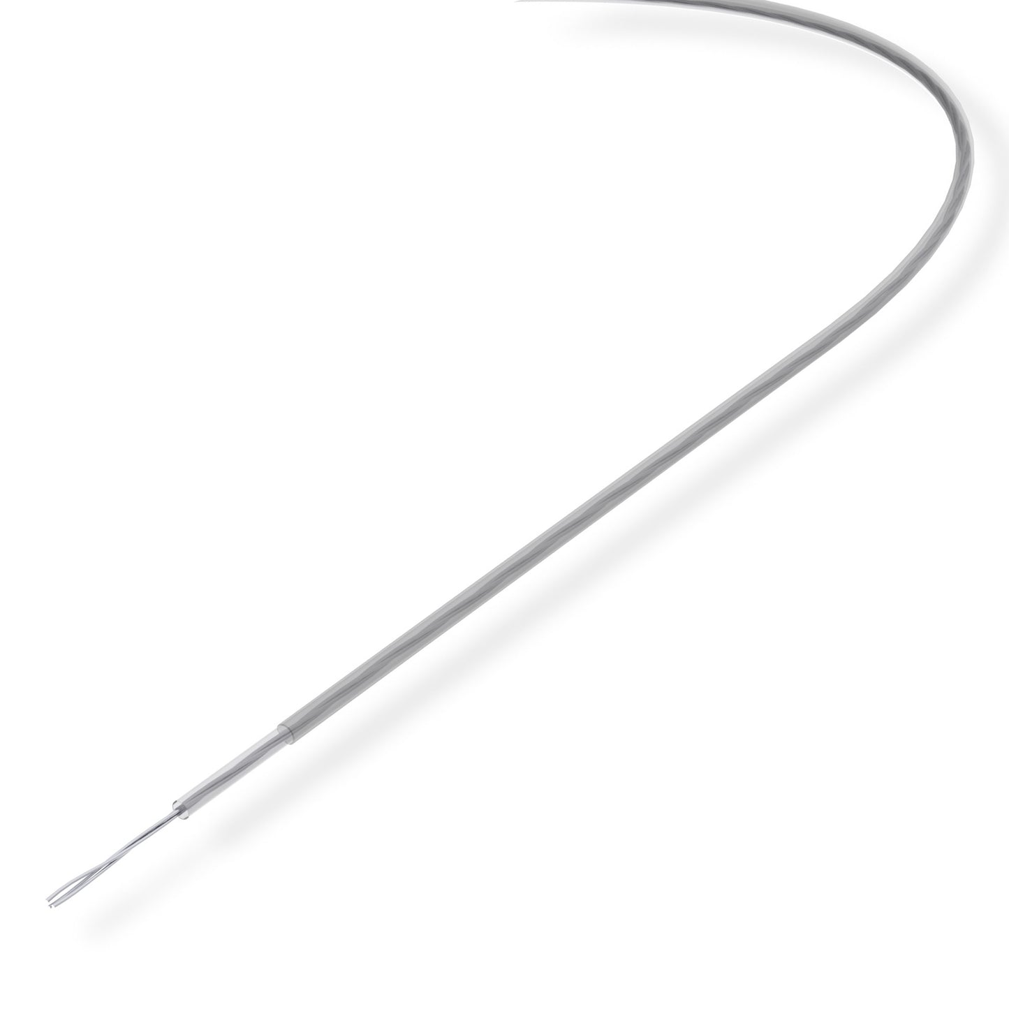 Ultra-thin heating cable for safe installation under carpet and vinyl floors