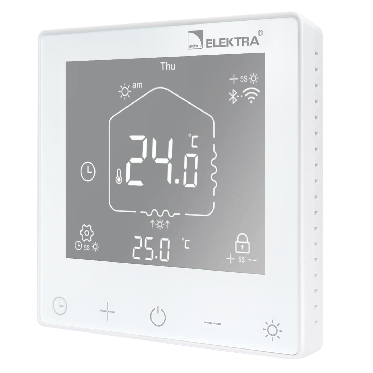 Elektra ELR30 WiFi Programmable Thermostat - White