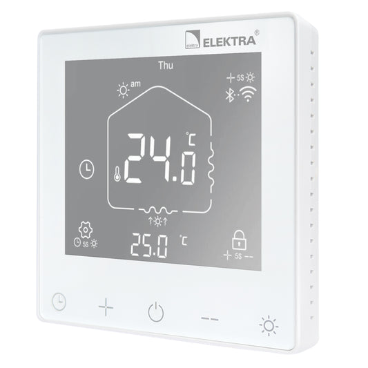 Elektra ELR30 WiFi Programmable Thermostat - White