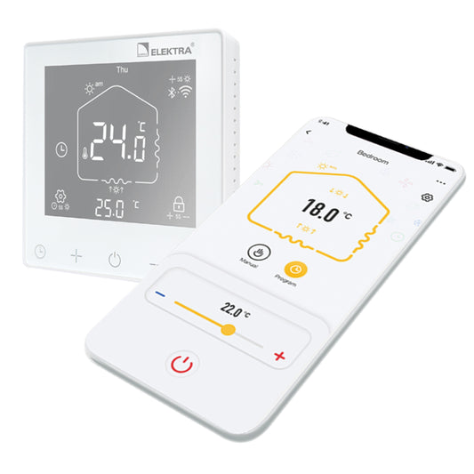 Elektra ELR30 WiFi Programmable Thermostat - White