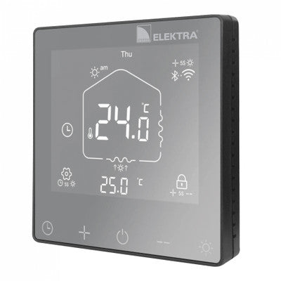 Elektra ELR30 WiFi Programmable Thermostat - Black