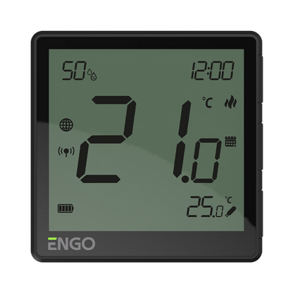 ENGO ZigBee Smart Wireless Thermostat - Black