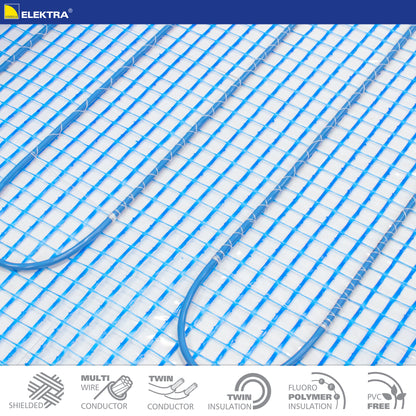 Elektra 160W Electric Underfloor Heating Mat Kit