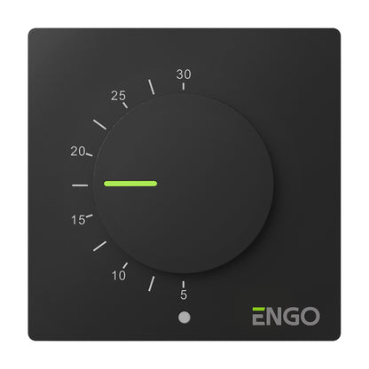 ENGO ESIMPLE Dial Thermostat - Black