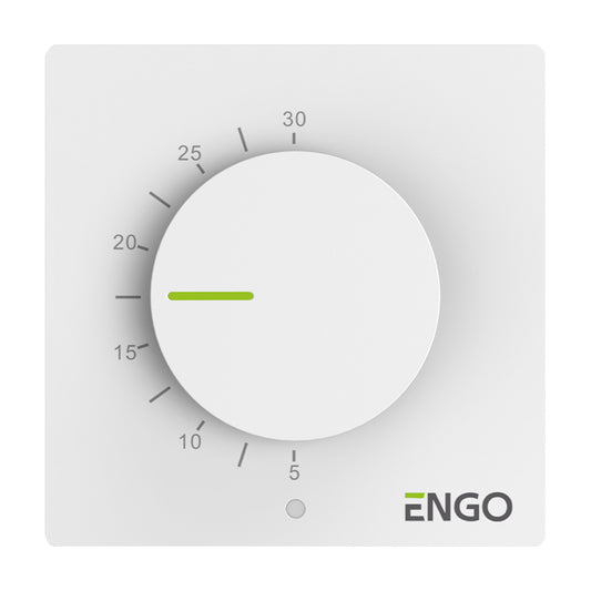 ENGO ESIMPLE Dial Thermostat - White