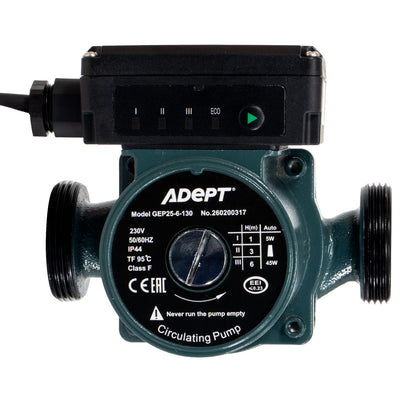 Adept A-Rated Circulation Pump 1½" 3 Speed - 230V