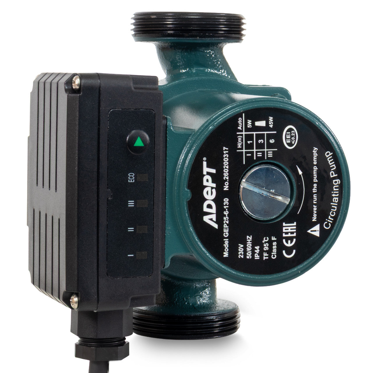 Adept A-Rated Circulation Pump 1½" 3 Speed - 230V