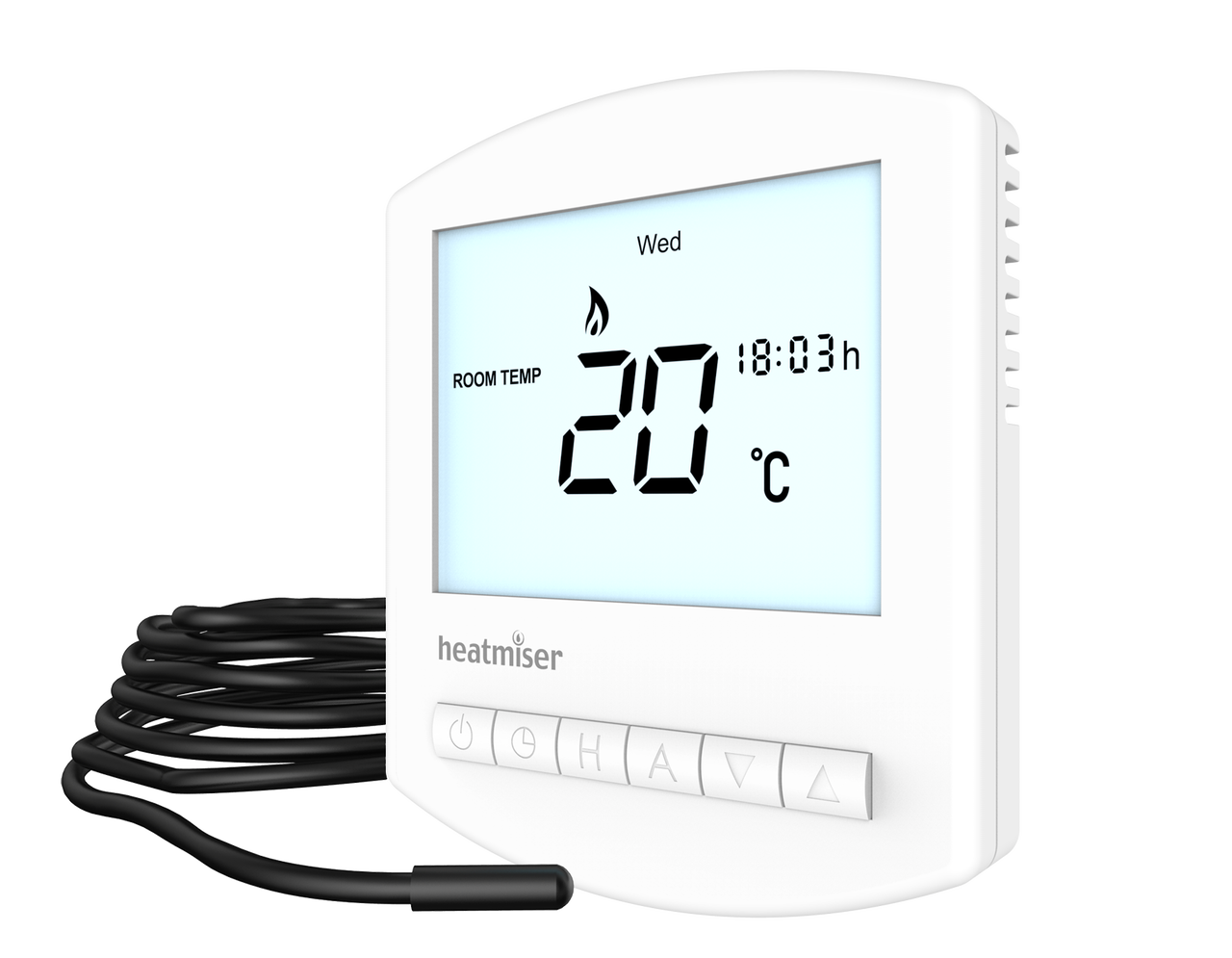 Digital Programmable Thermostat c/w Air & Floor Sensor - 16A