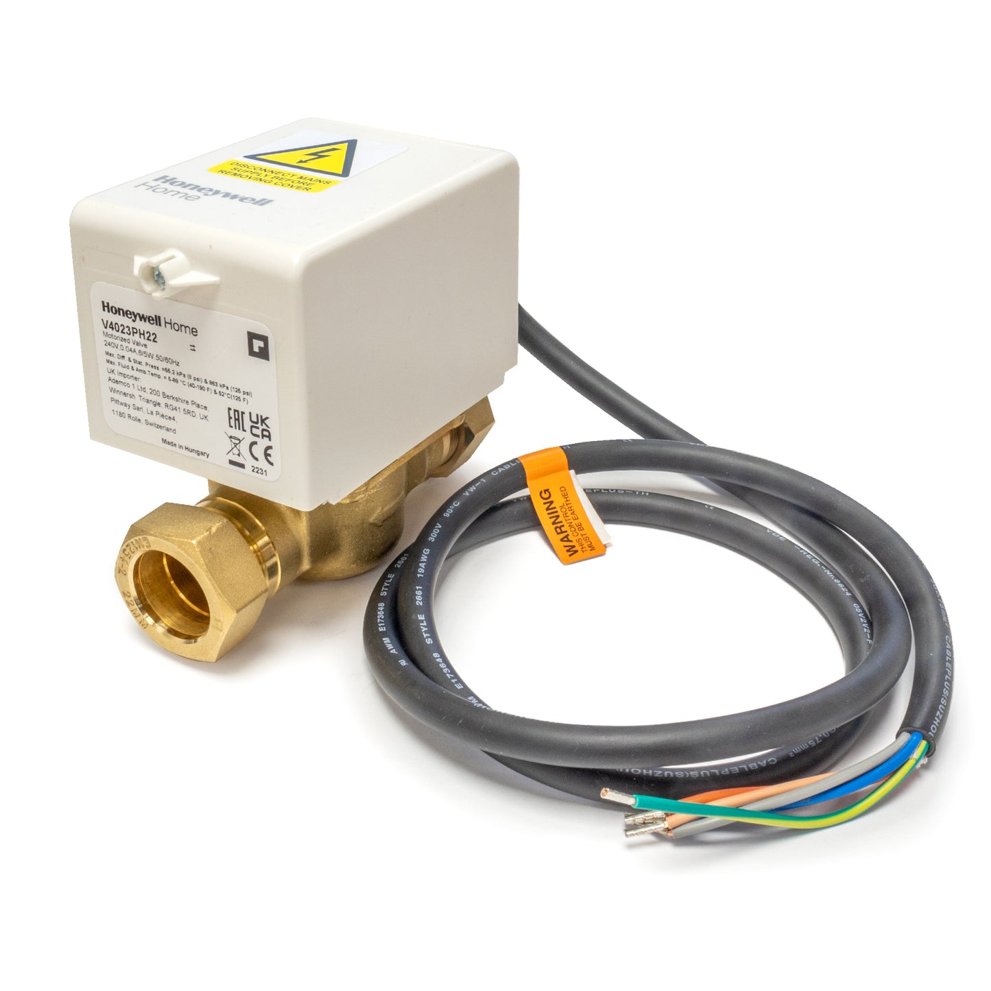 2 Port Motorised Zone Valve - 22mm