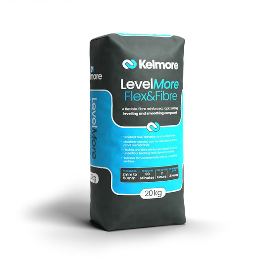 Kelmore Levelmore Flex&Fibre Self Levelling Compound (20kg)