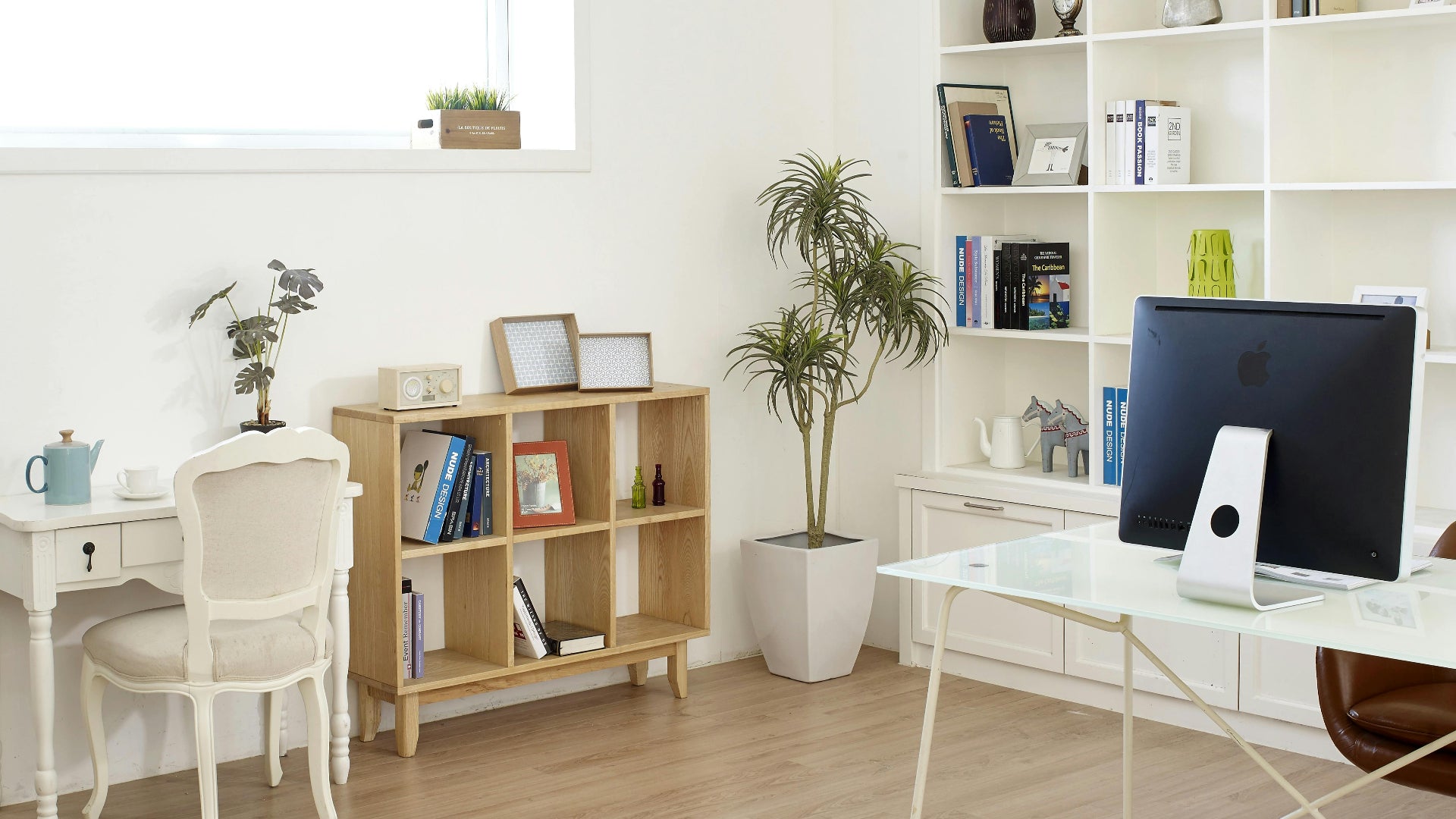 Office desk underfloor heating