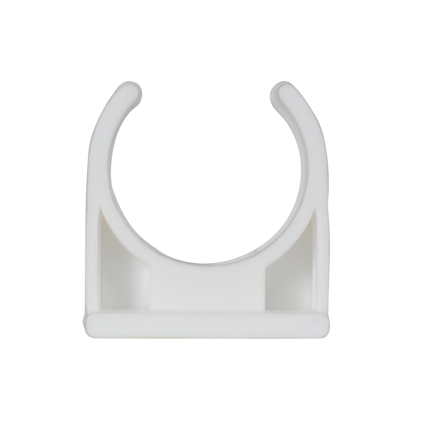 TekTools White Plastic Open Pipe Clips (200 Pack)