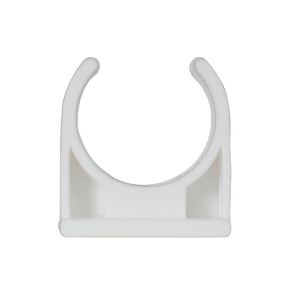 TekTools White Plastic Open Pipe Clips (200 Pack)