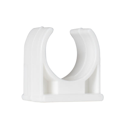 TekTools White Plastic Open Pipe Clips (200 Pack)