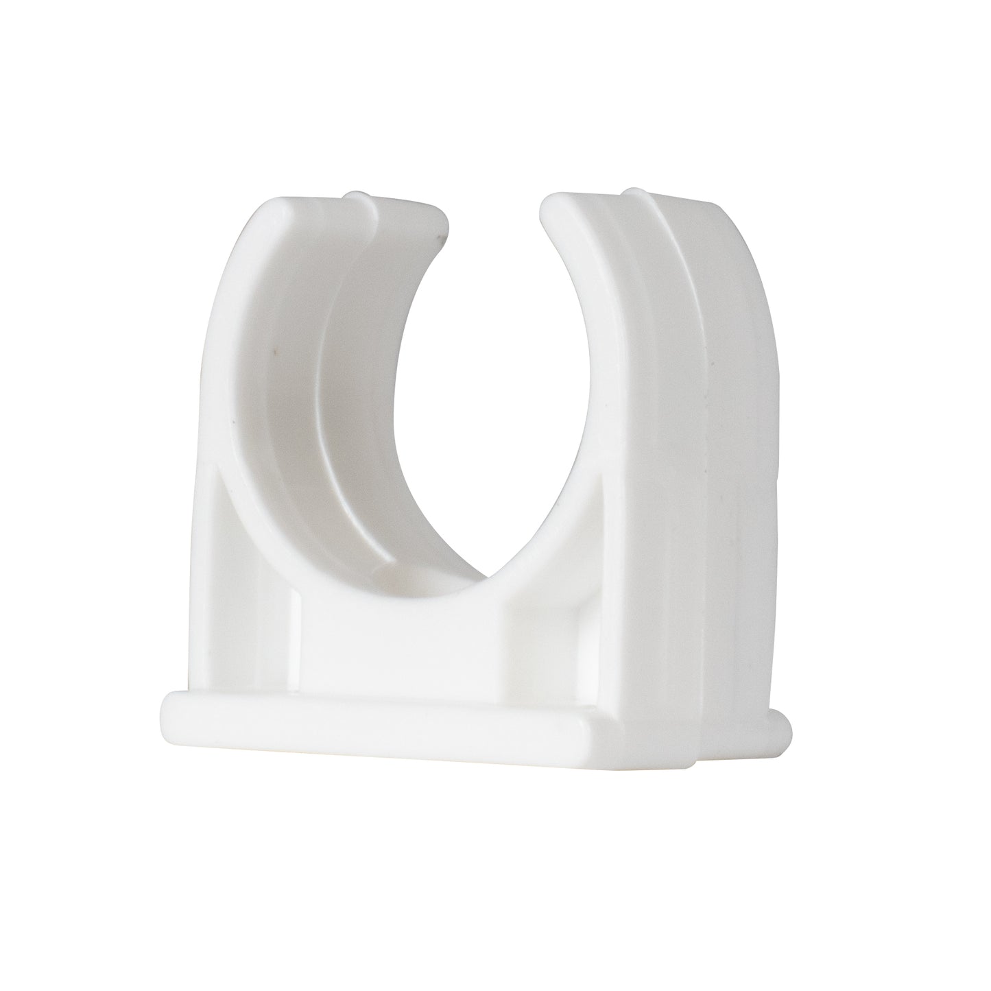 TekTools White Plastic Open Pipe Clips (200 Pack)