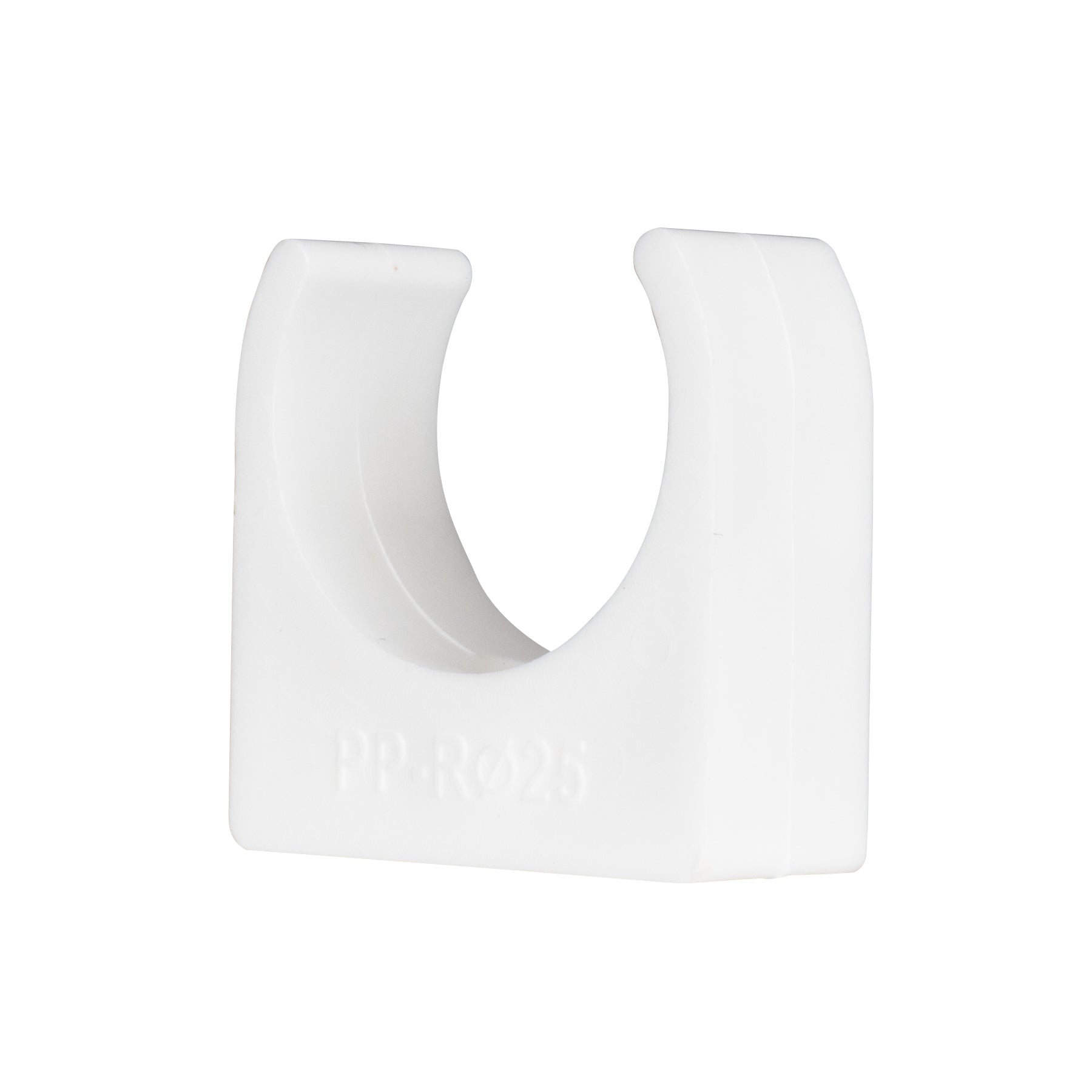 TekTools White Plastic Open Pipe Clips (200 Pack)