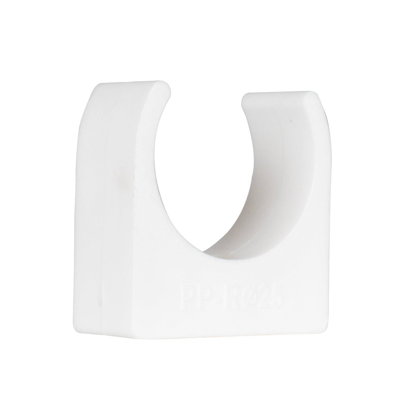 TekTools White Plastic Open Pipe Clips (200 Pack)