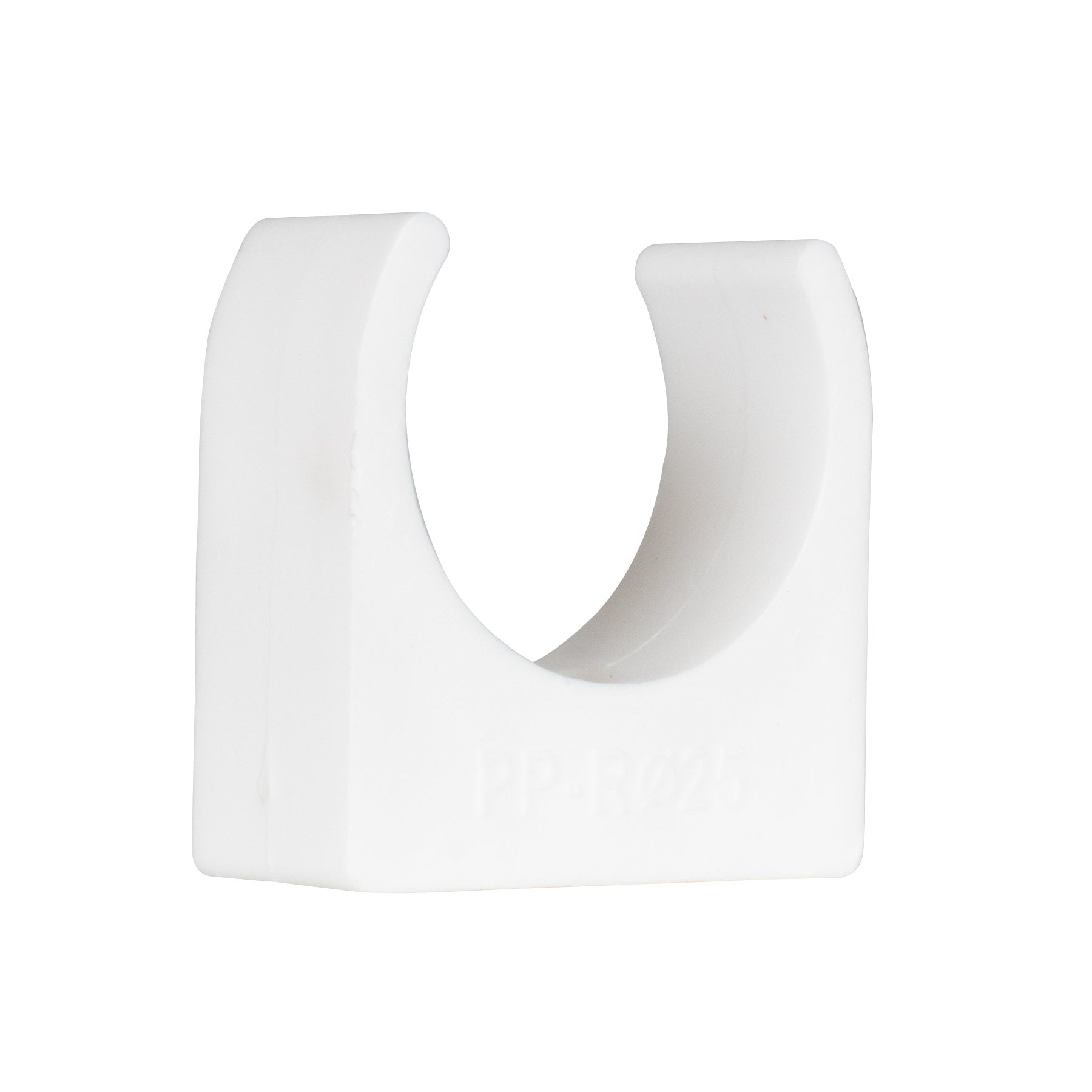 TekTools White Plastic Open Pipe Clips (200 Pack)