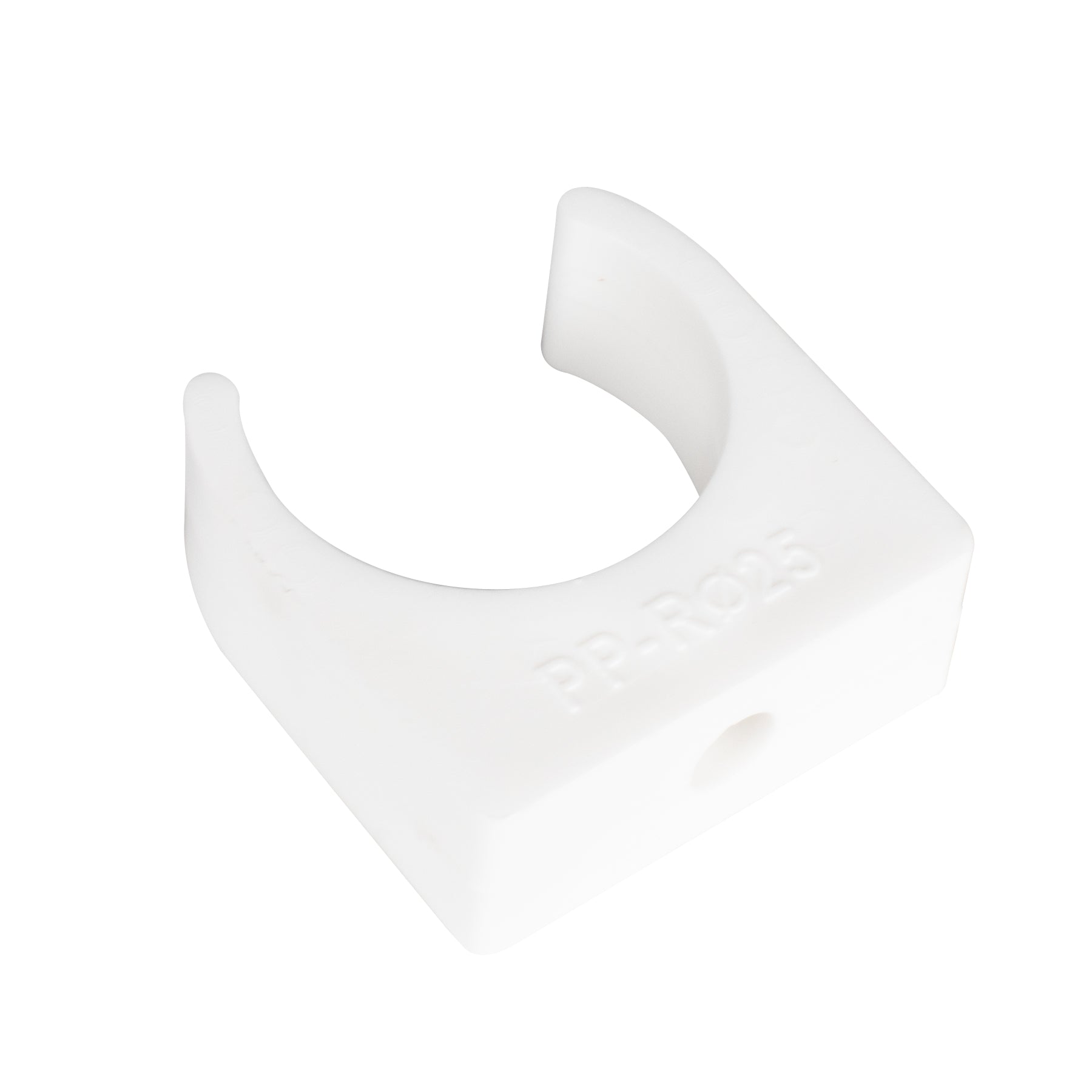 TekTools White Plastic Open Pipe Clips (200 Pack)