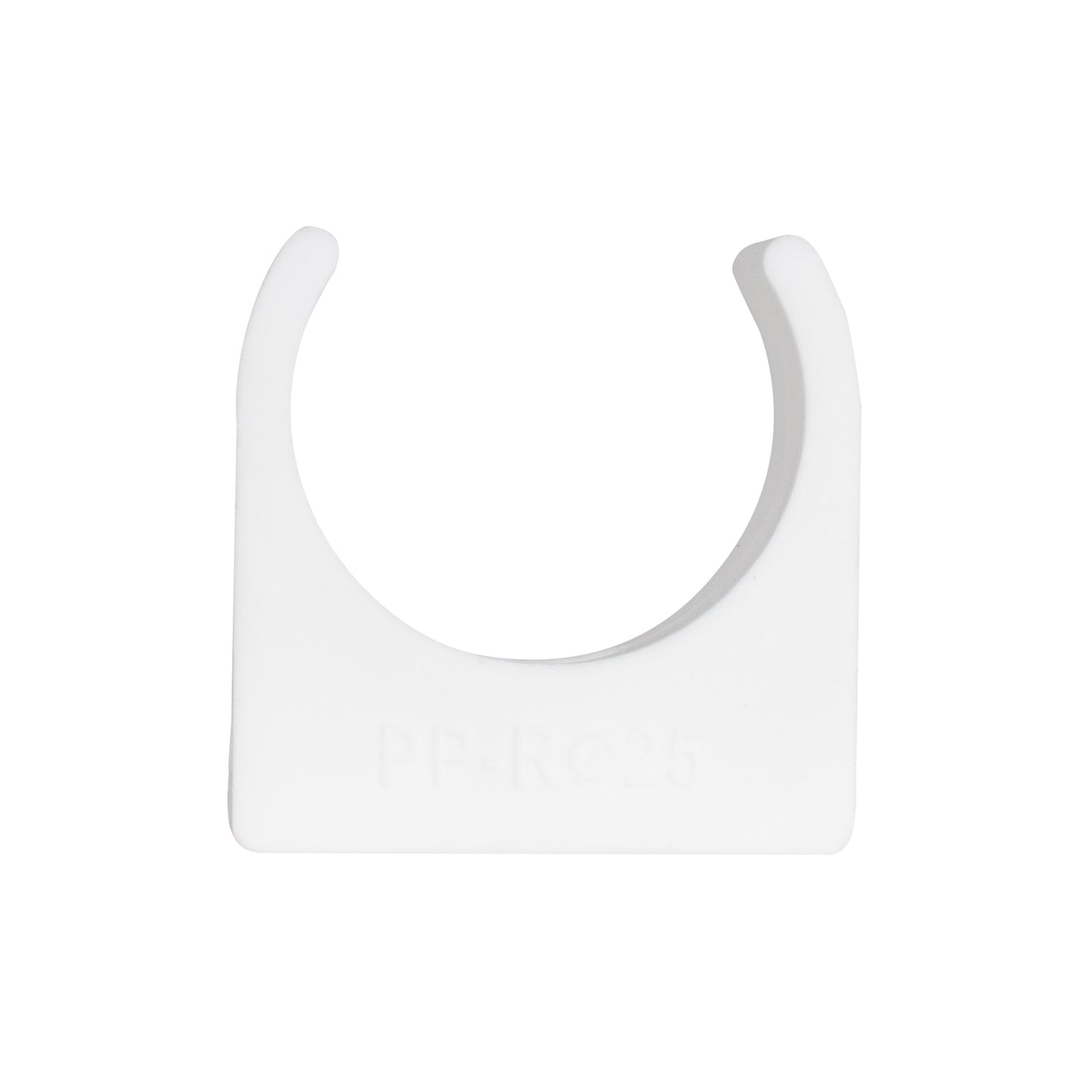 TekTools White Plastic Open Pipe Clips (200 Pack)