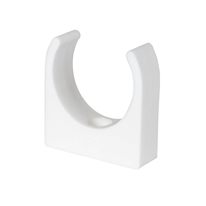 TekTools White Plastic Open Pipe Clips (200 Pack)