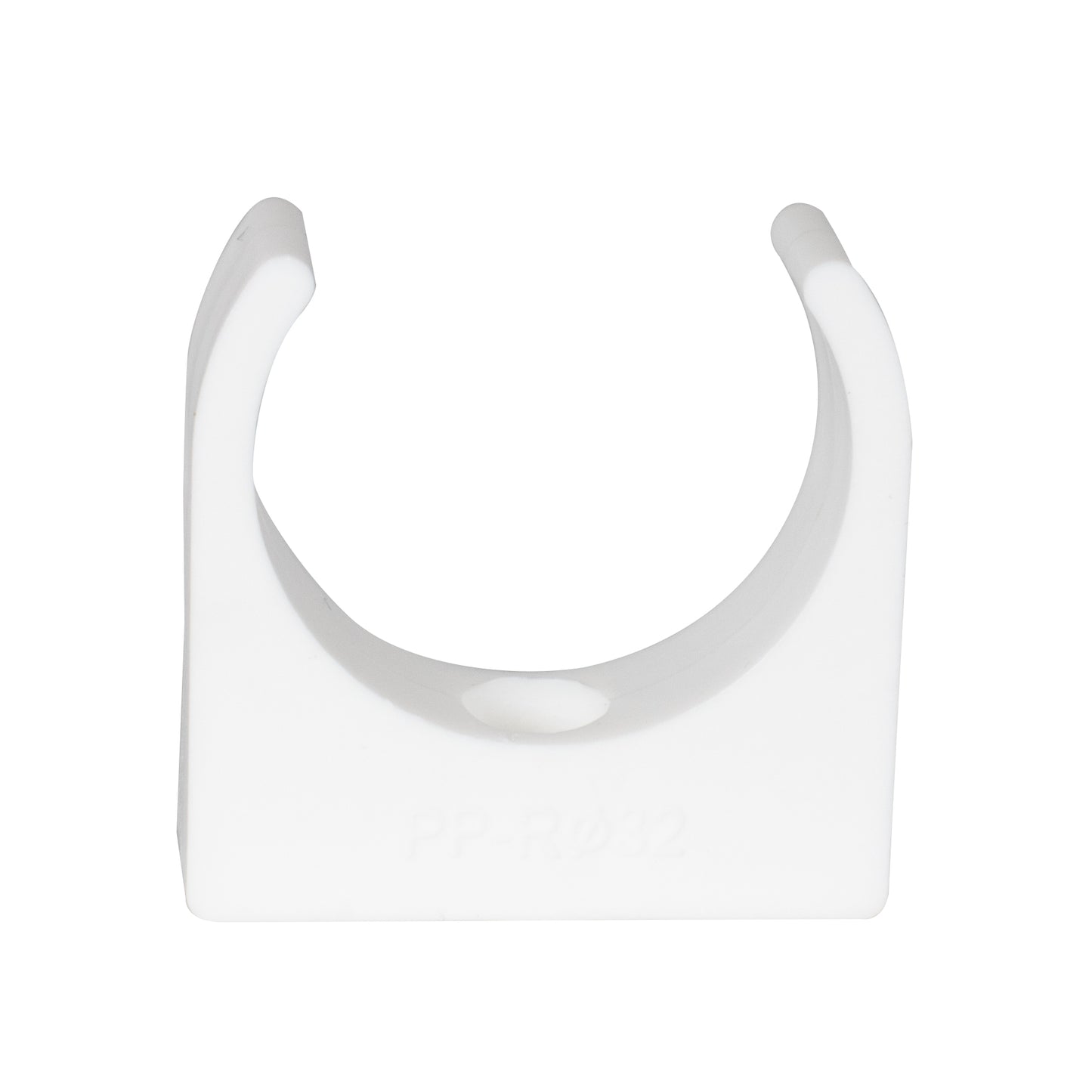 TekTools White Plastic Open Pipe Clips (200 Pack)