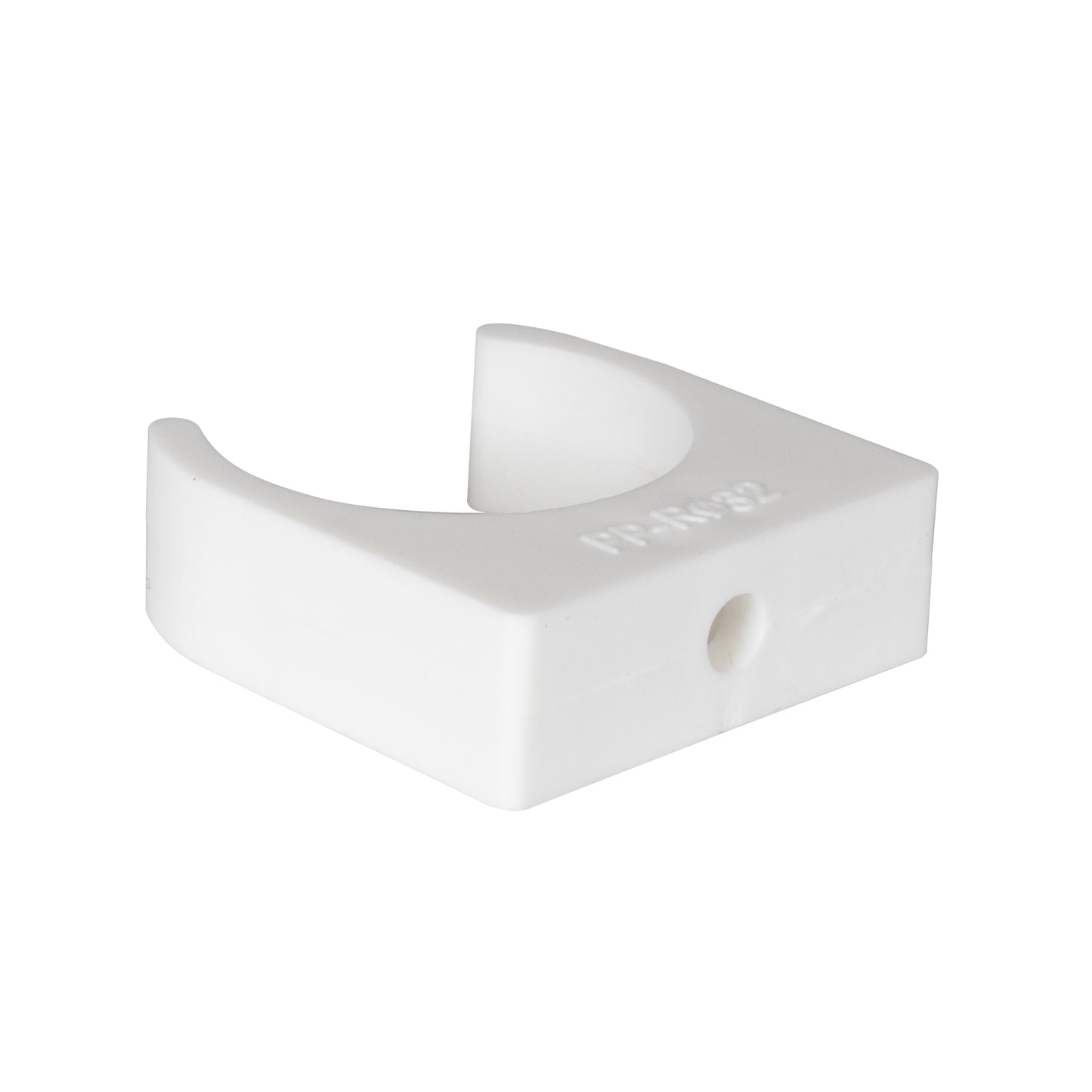 TekTools White Plastic Open Pipe Clips (200 Pack)