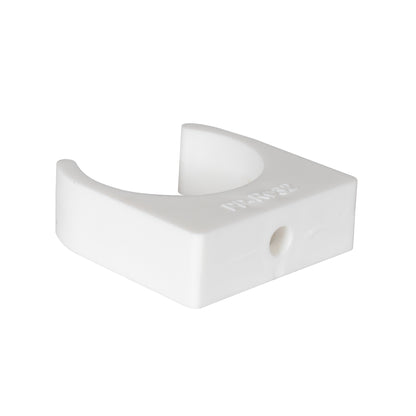 TekTools White Plastic Open Pipe Clips (200 Pack)