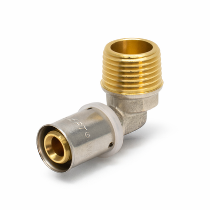 16mm x 1/2" Press Male Elbow
