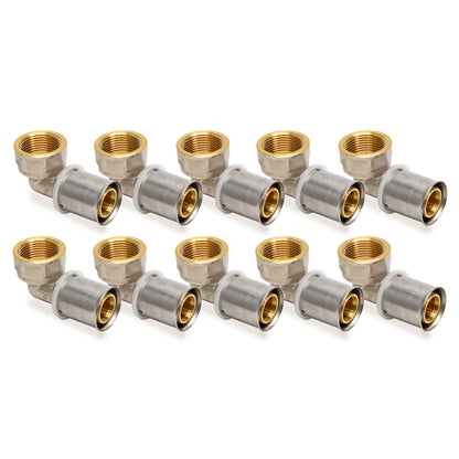 25mm x 3/4" Press Female Elbow