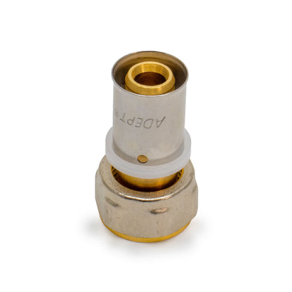 16mm x 1/2" Press Female Swivel Adapter