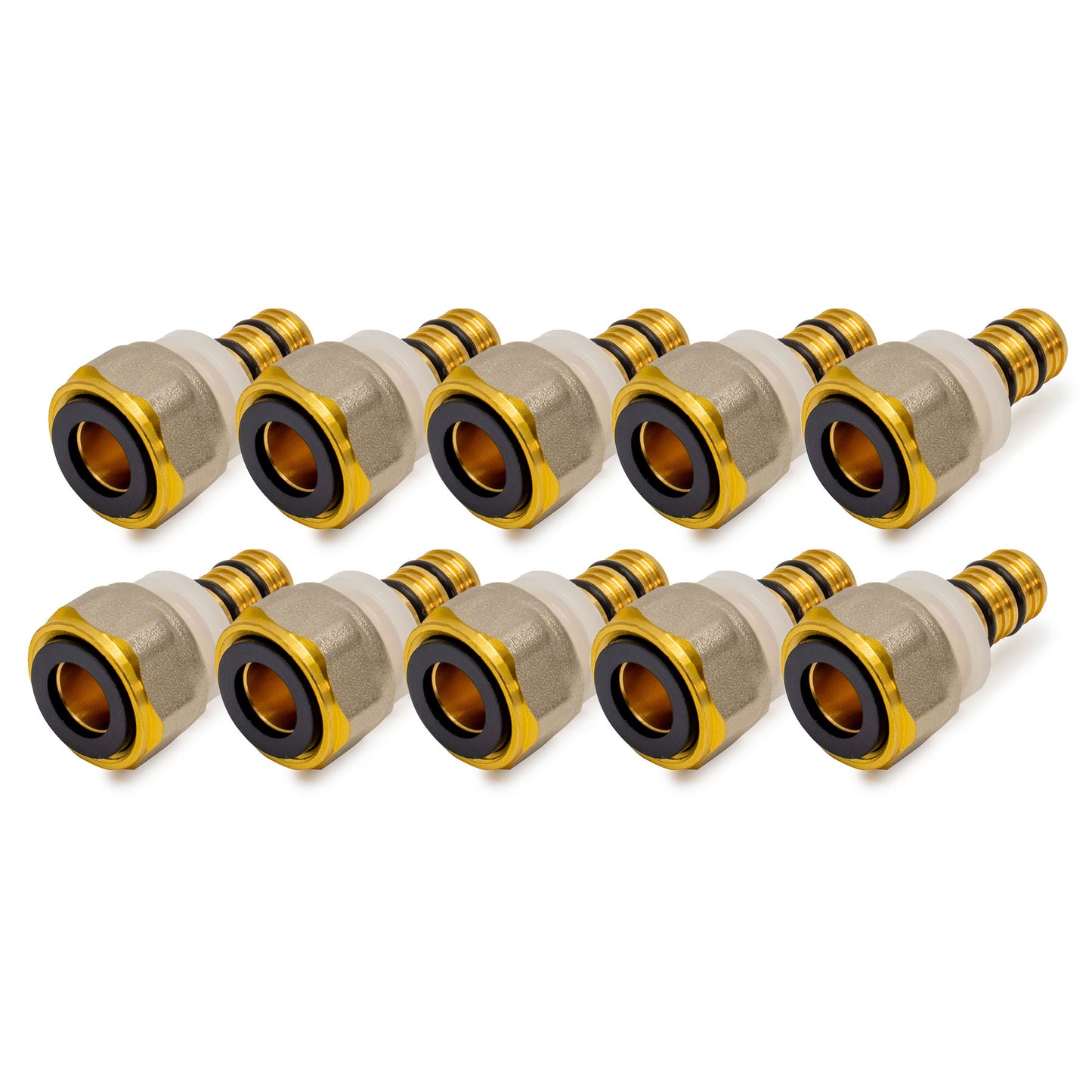 16mm x 1/2" Press Female Swivel Adapter