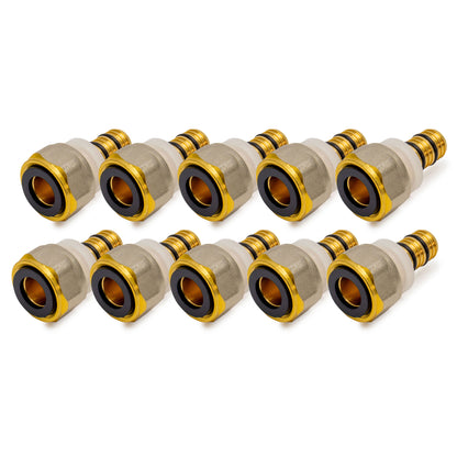 16mm x 1/2" Press Female Swivel Adapter