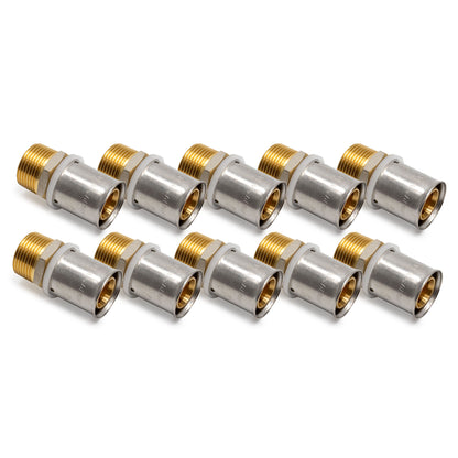 25mm x 3/4" Press Male Adapter