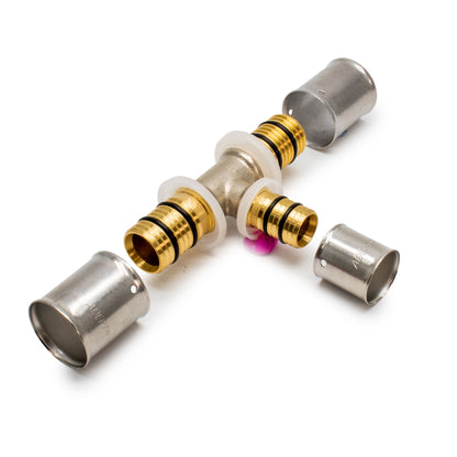25 x 20 x 25mm Press Reducer Tee