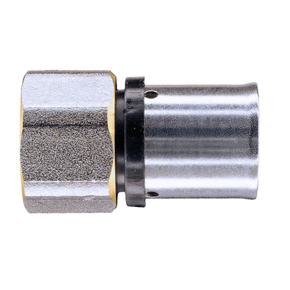 16mm x 3/4" MLCP Brass Press Fitting with 3/4" Female Adaptor