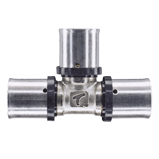 32mm MLCP Brass Press Equal Tee Fitting