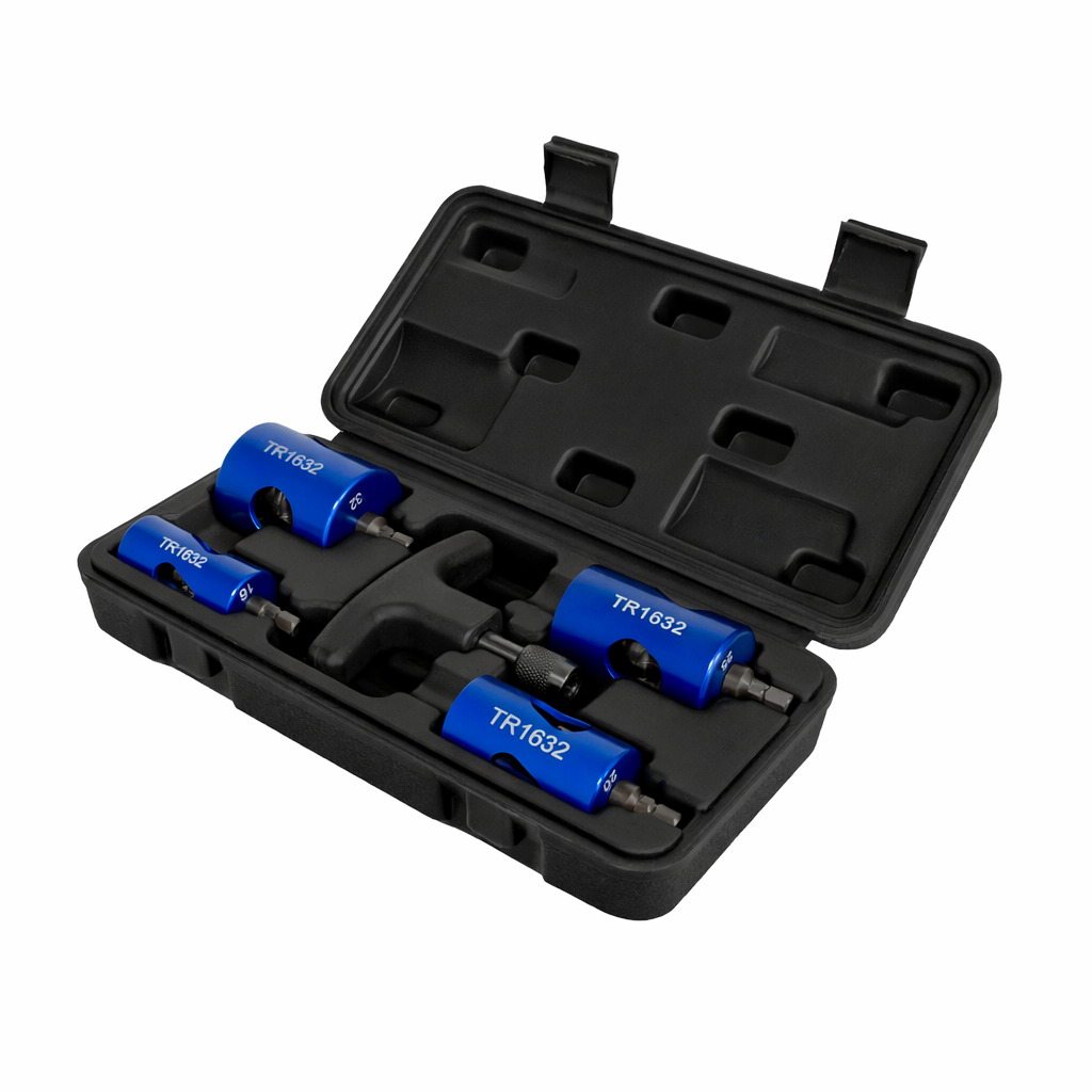 TekTools Drill Reamer Bevelling Kit - 16mm, 20mm, 25mm & 32mm