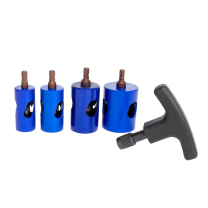 TekTools Drill Reamer Bevelling Kit - 16mm, 20mm, 25mm & 32mm