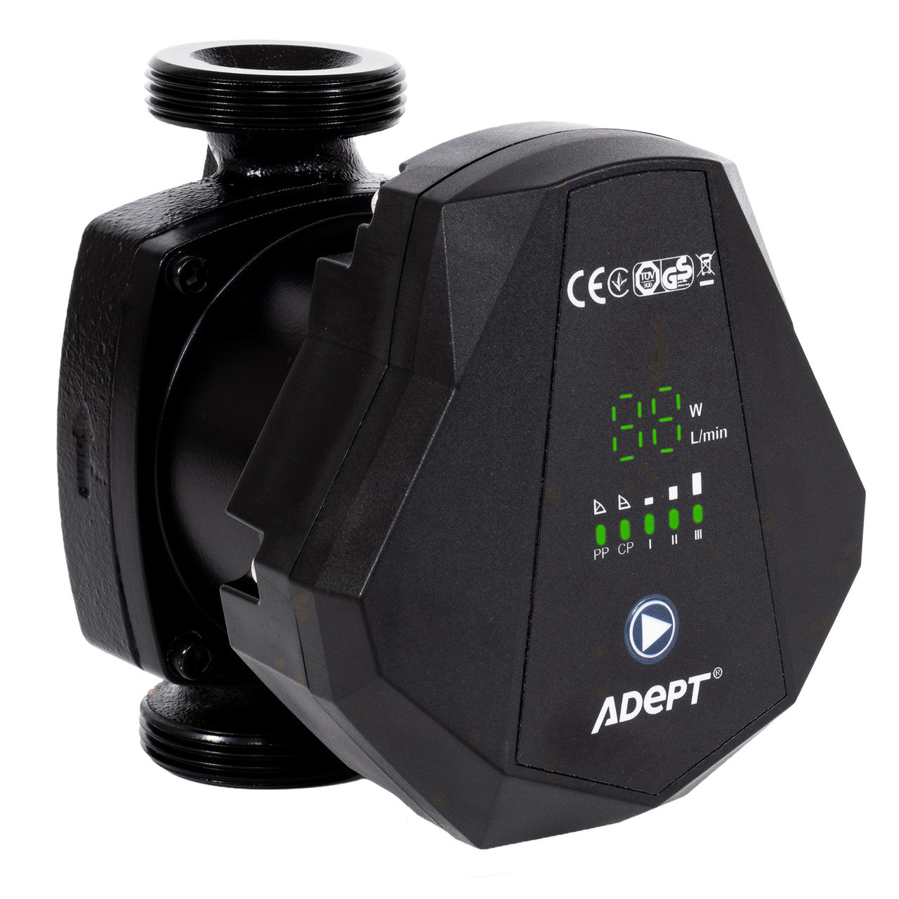 Adept Smart A-Rated Adjustable Speed Circulation Pump - 230V