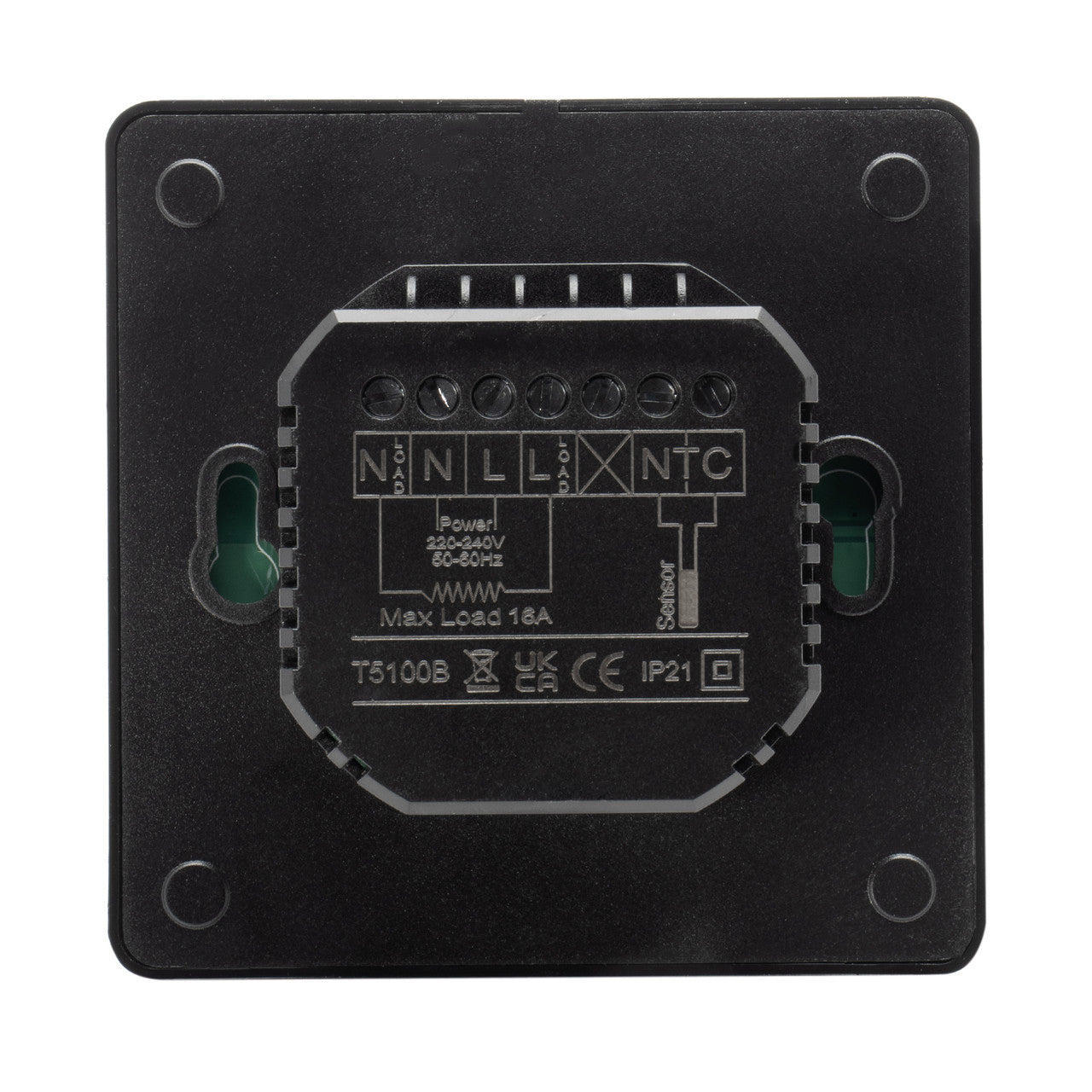 Adept Touch Programmable Thermostat - Black