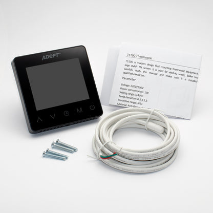 Adept Touch Programmable Thermostat - Black
