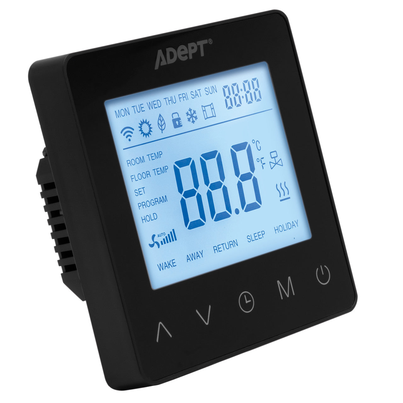 Adept Touch Programmable Thermostat - Black