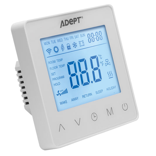 Adept Touch Programmable Thermostat - White