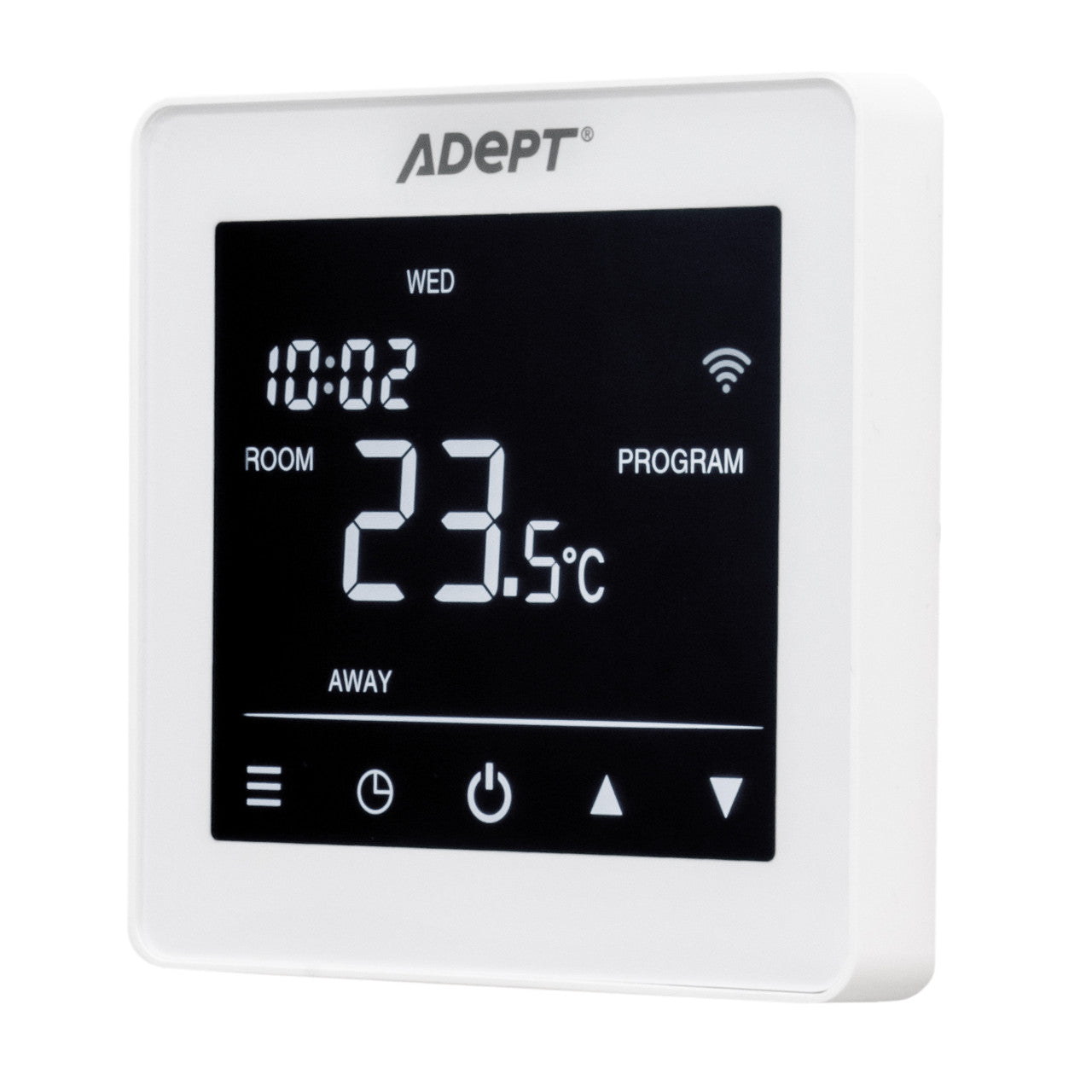 Adept Smart WiFi Touchscreen Thermostat - White